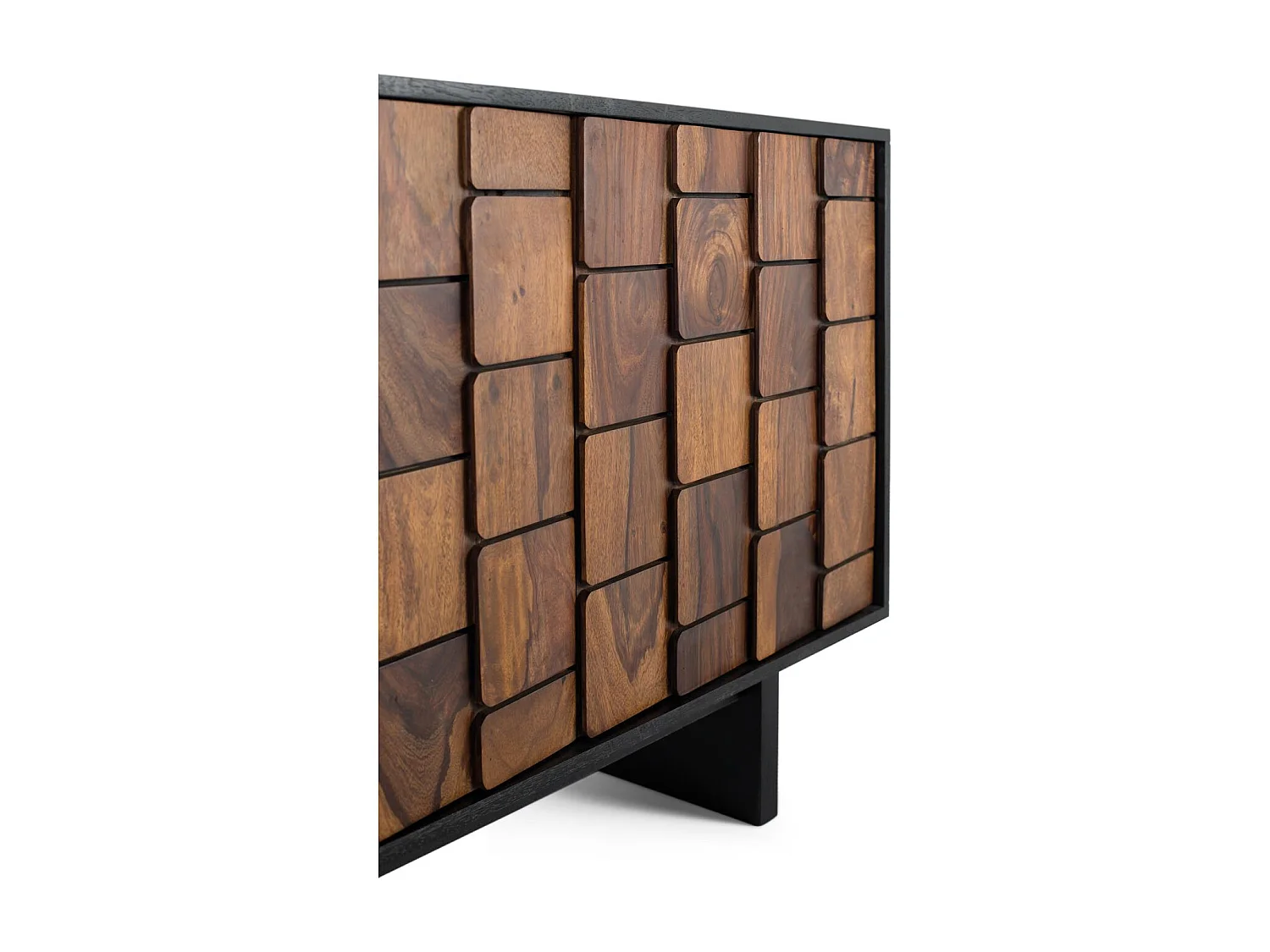 Sideboard mit vier Türen aus Sheesamholz
