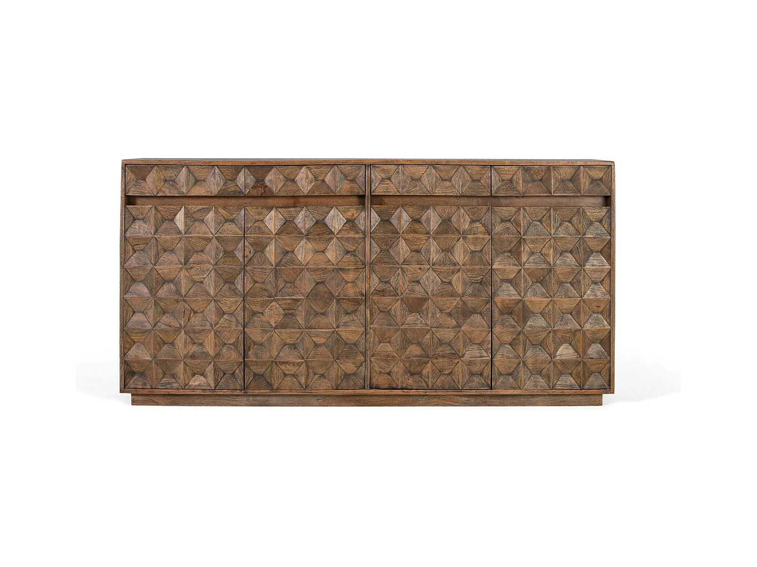 Buffet en bois de manguier avec finition vieillie