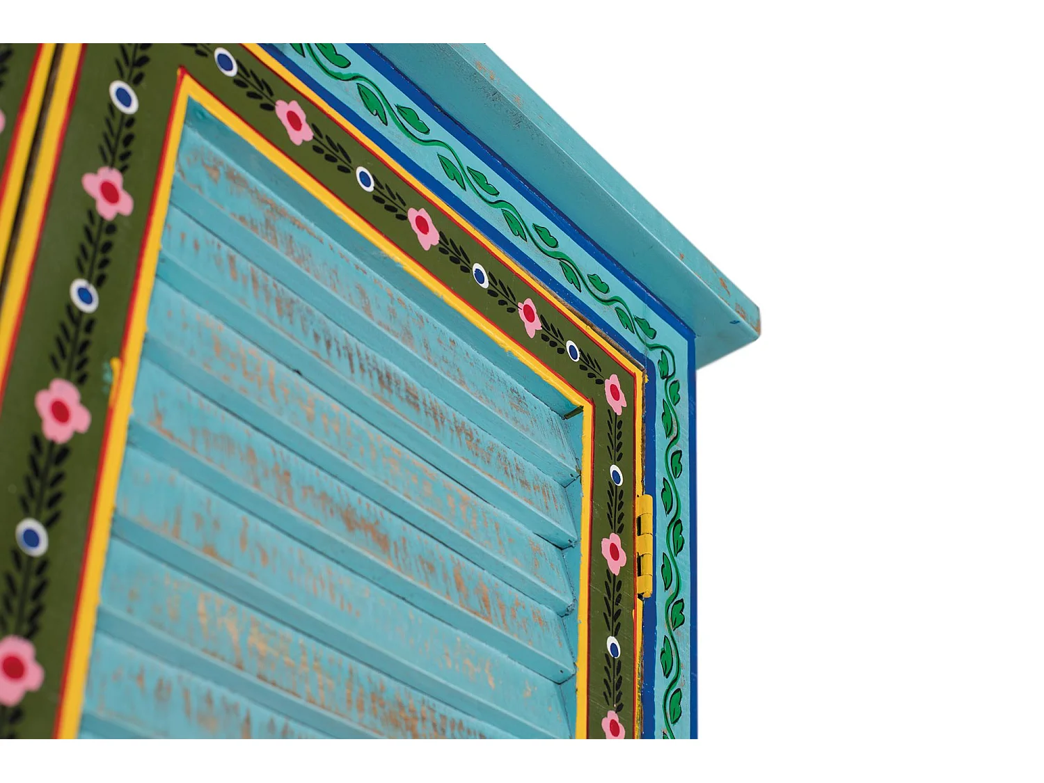 Armoire en bois de manguier au design rzemieślniczy hauteur 2 m