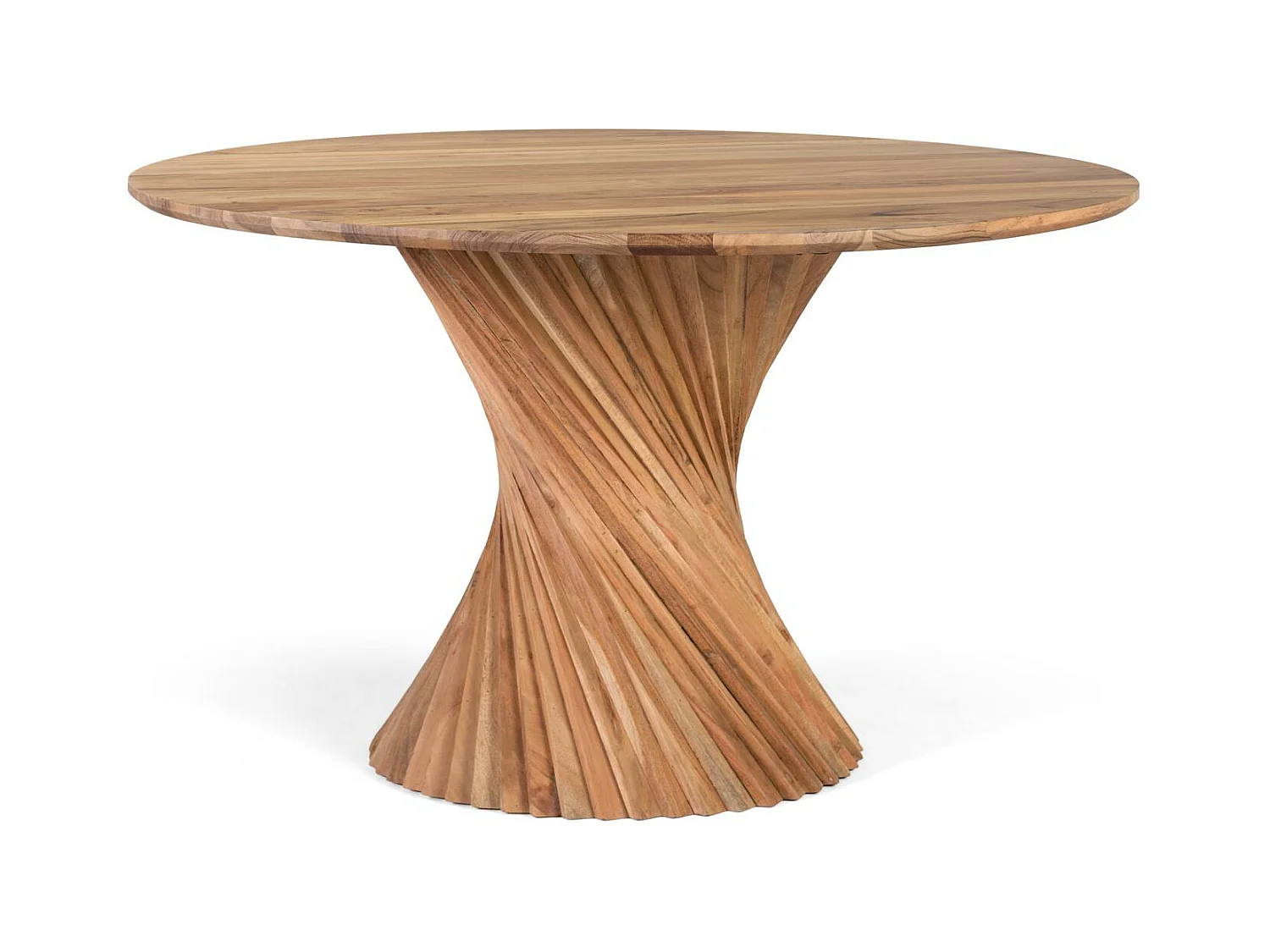 Table à manger en bois de manguier faite à la main