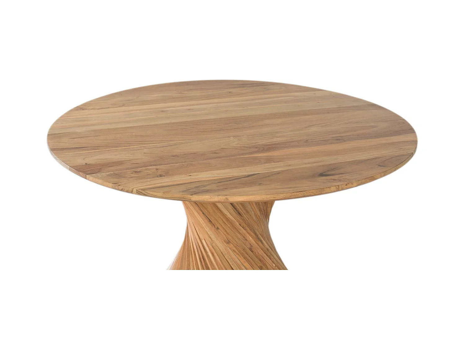 Table à manger en bois de manguier faite à la main