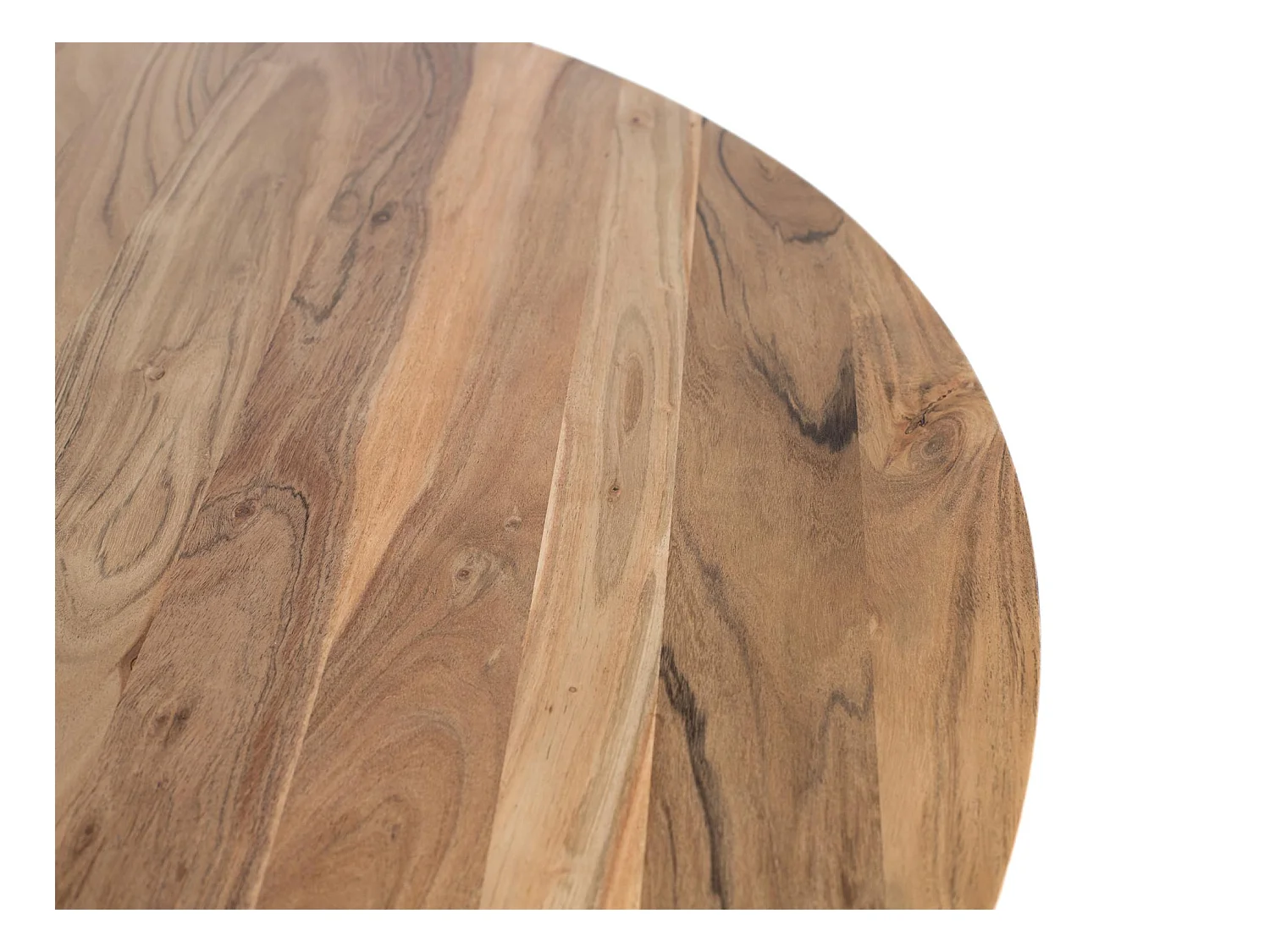 Table à manger en bois de manguier faite à la main