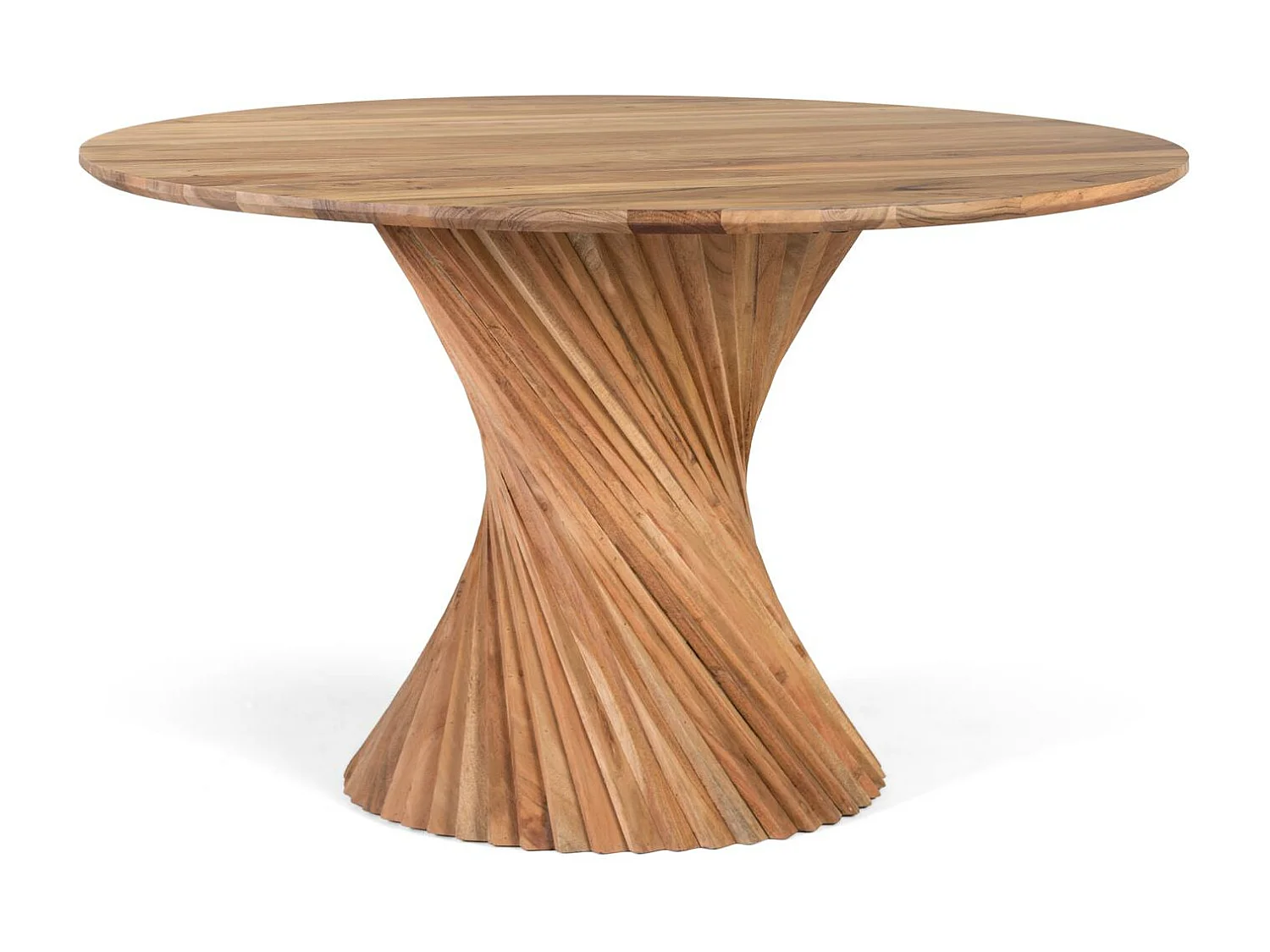 Table à manger en bois de manguier faite à la main