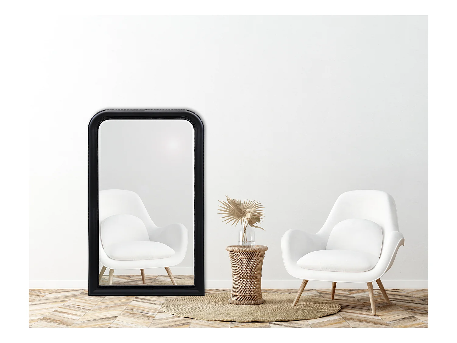 Miroir victoire XXL noir 100x160cm ext