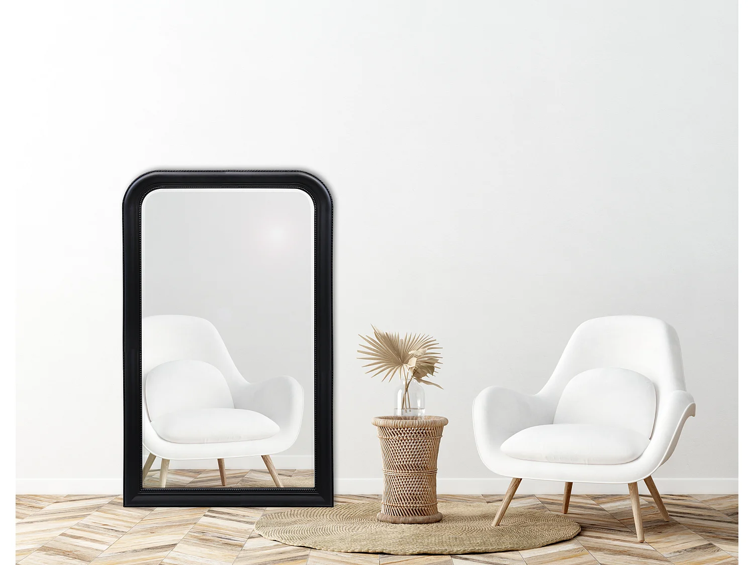 Miroir victoire XXL noir 100x160cm ext