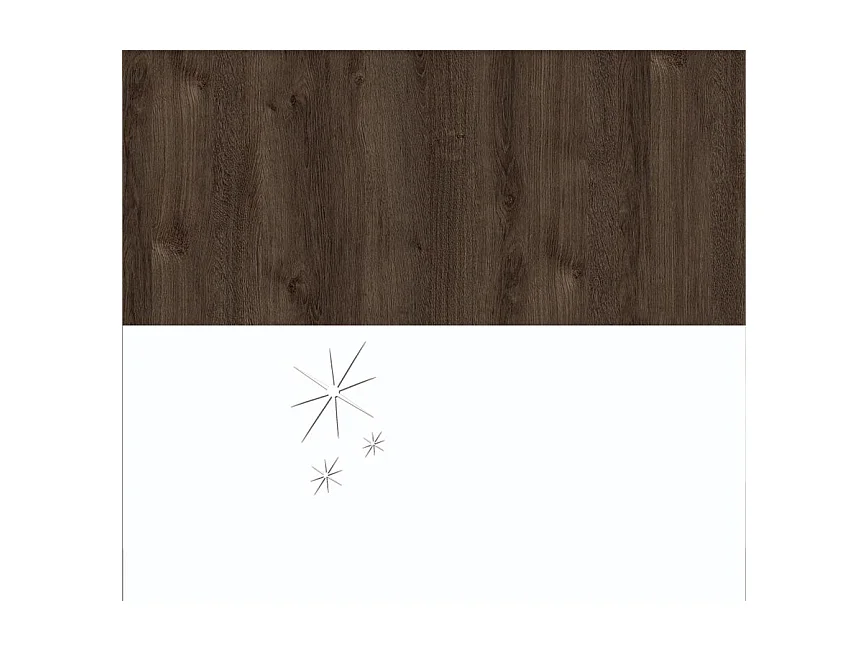 Parete attrezzata moderna noce scuro/bianco lucido SG33