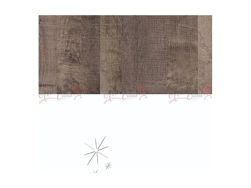 Parete attrezzata rovere scuro/bianco SG19