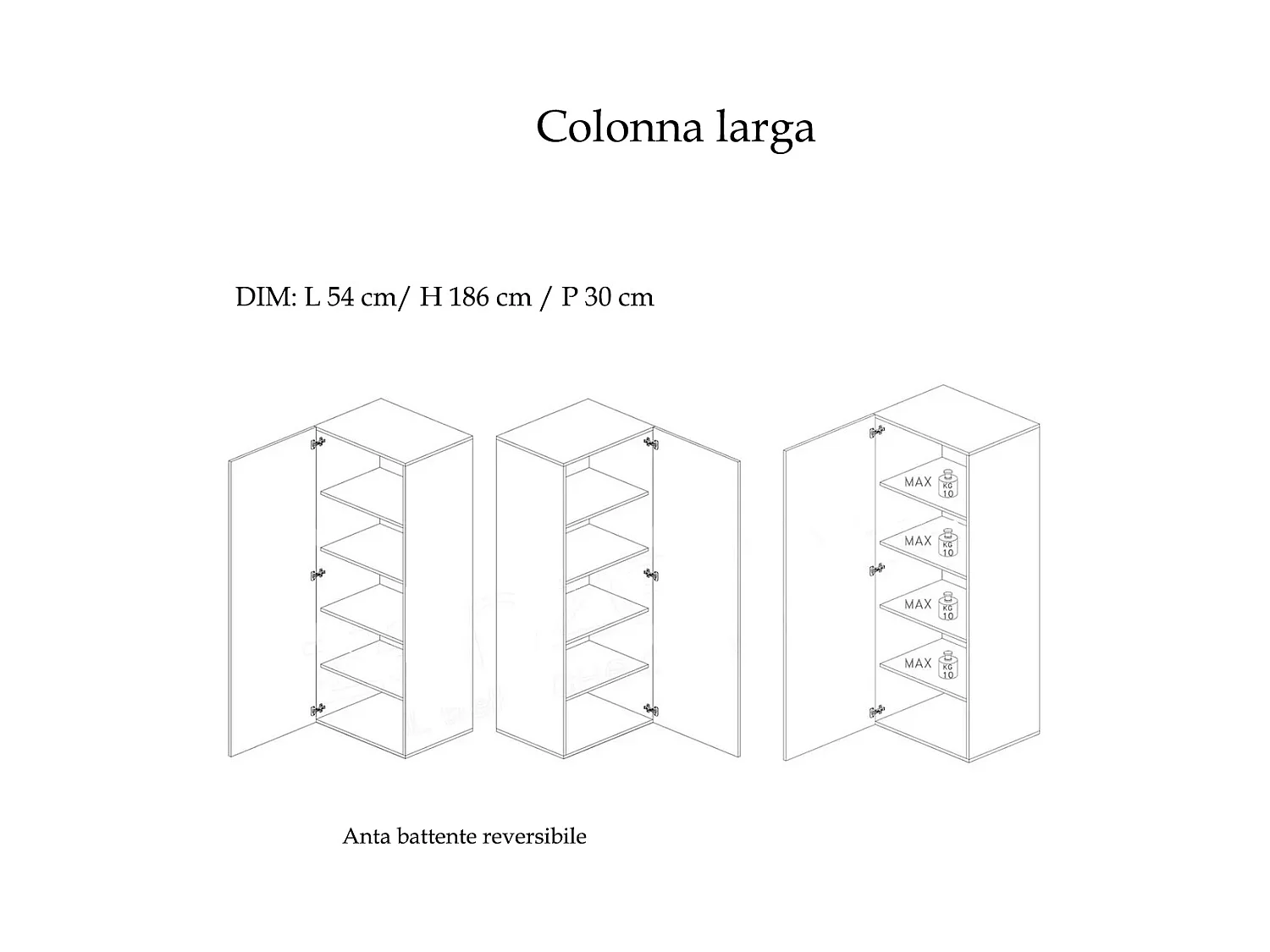 Parete attrezzata con libreria 305x186 cm grigio e grigio chiaro PAL19