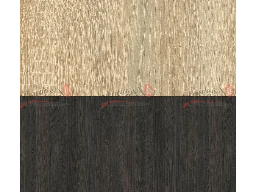 Parete attrezzata moderna con led rovere rovere sonoma/grigio carbone SG2