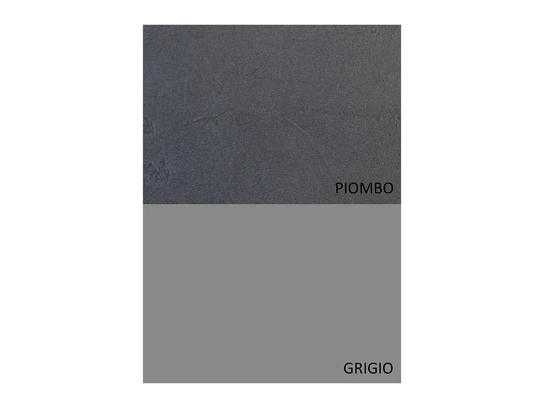 Parete attrezzata moderna 276x210 cm piombo e grigio PAL13