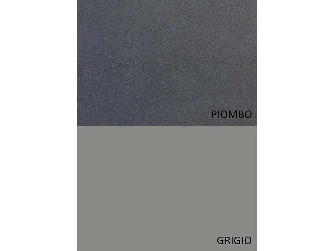 Parete attrezzata moderna 276x210 cm piombo e grigio PAL13