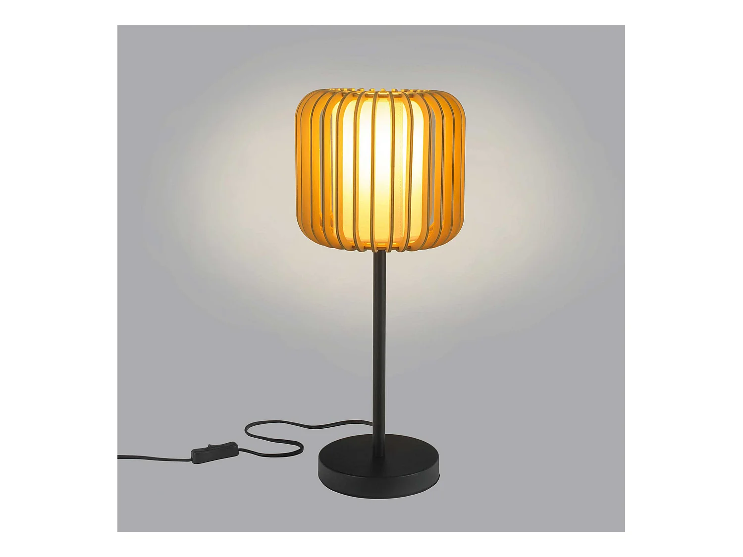 Lampe de table en bois et métal VIVA