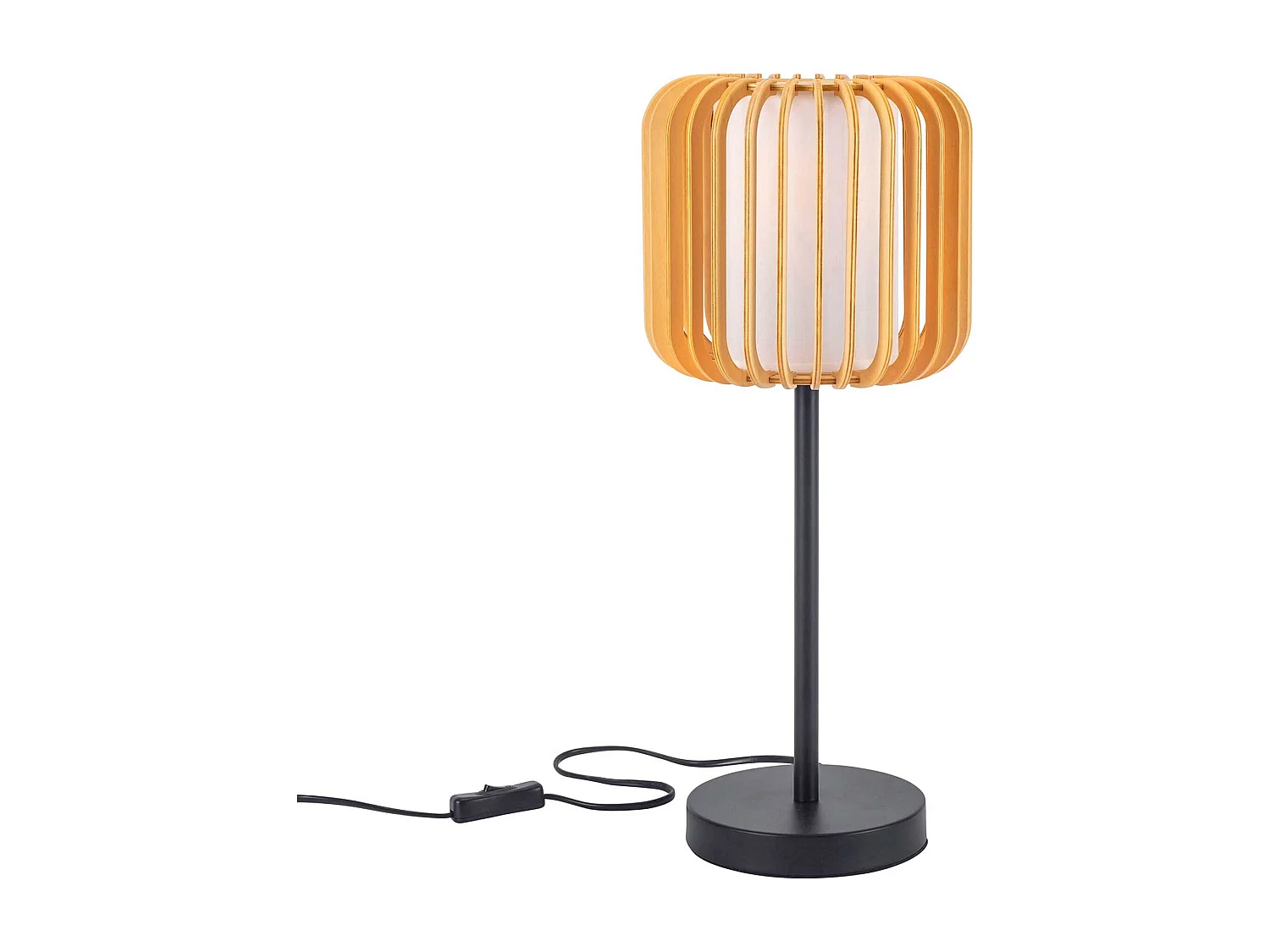 Lampe de table en bois et métal VIVA