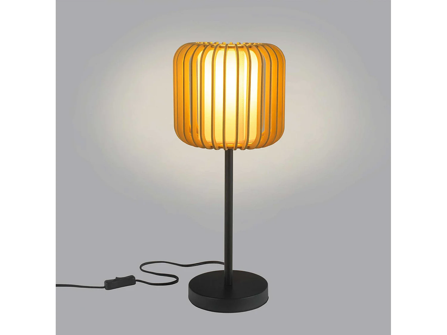 Lampe de table en bois et métal VIVA