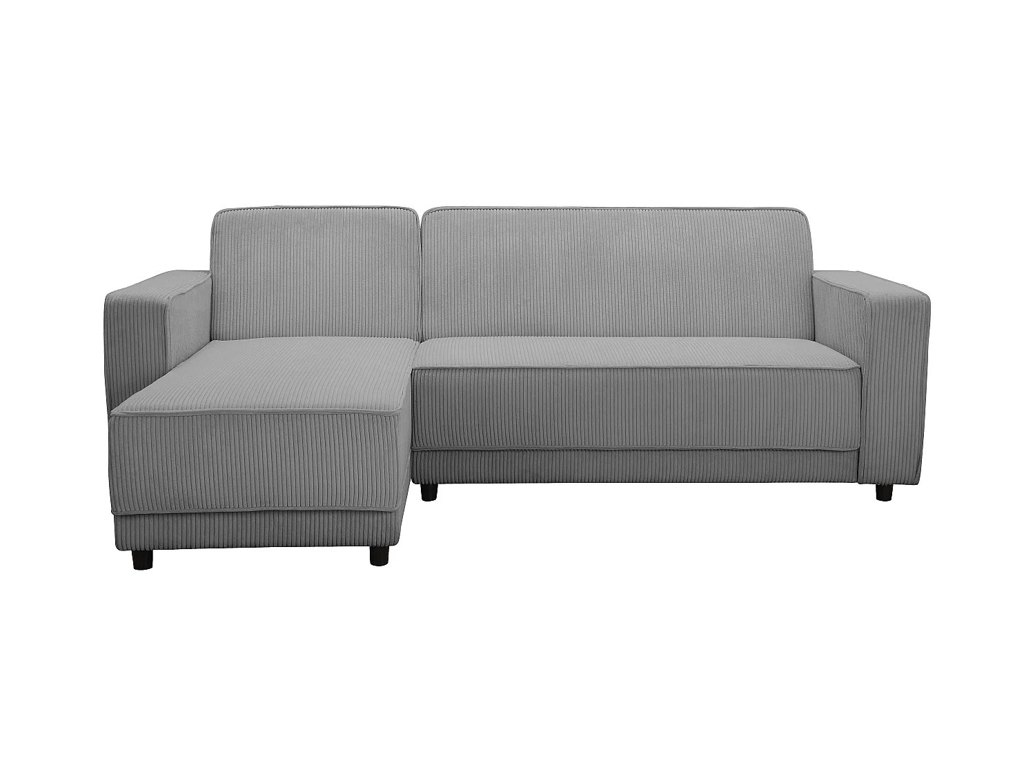 Allie | Slaapbank L-vorm in grijze stof