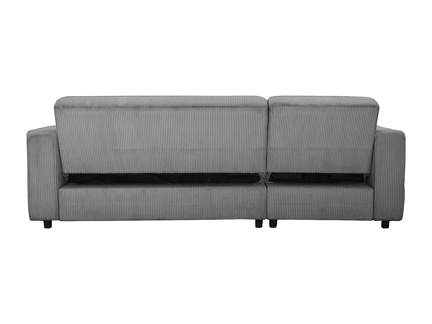 Allie | Slaapbank L-vorm in grijze stof