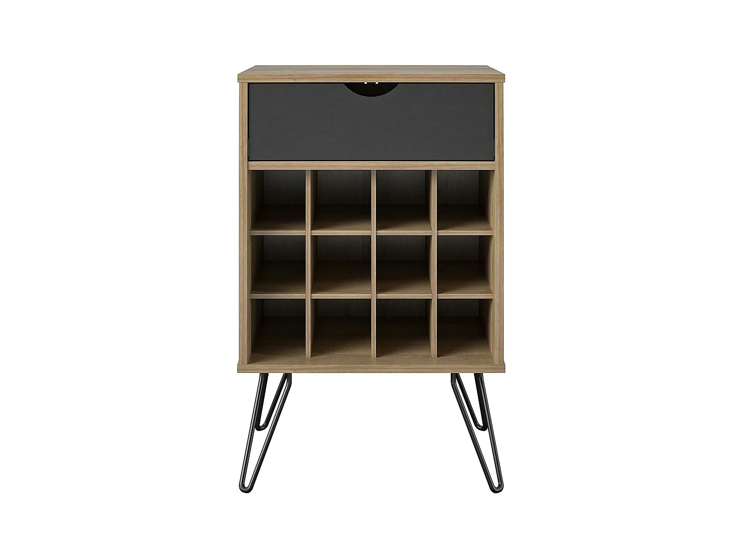 Concord | Meuble de rangement pour boissons en aspect bois naturel