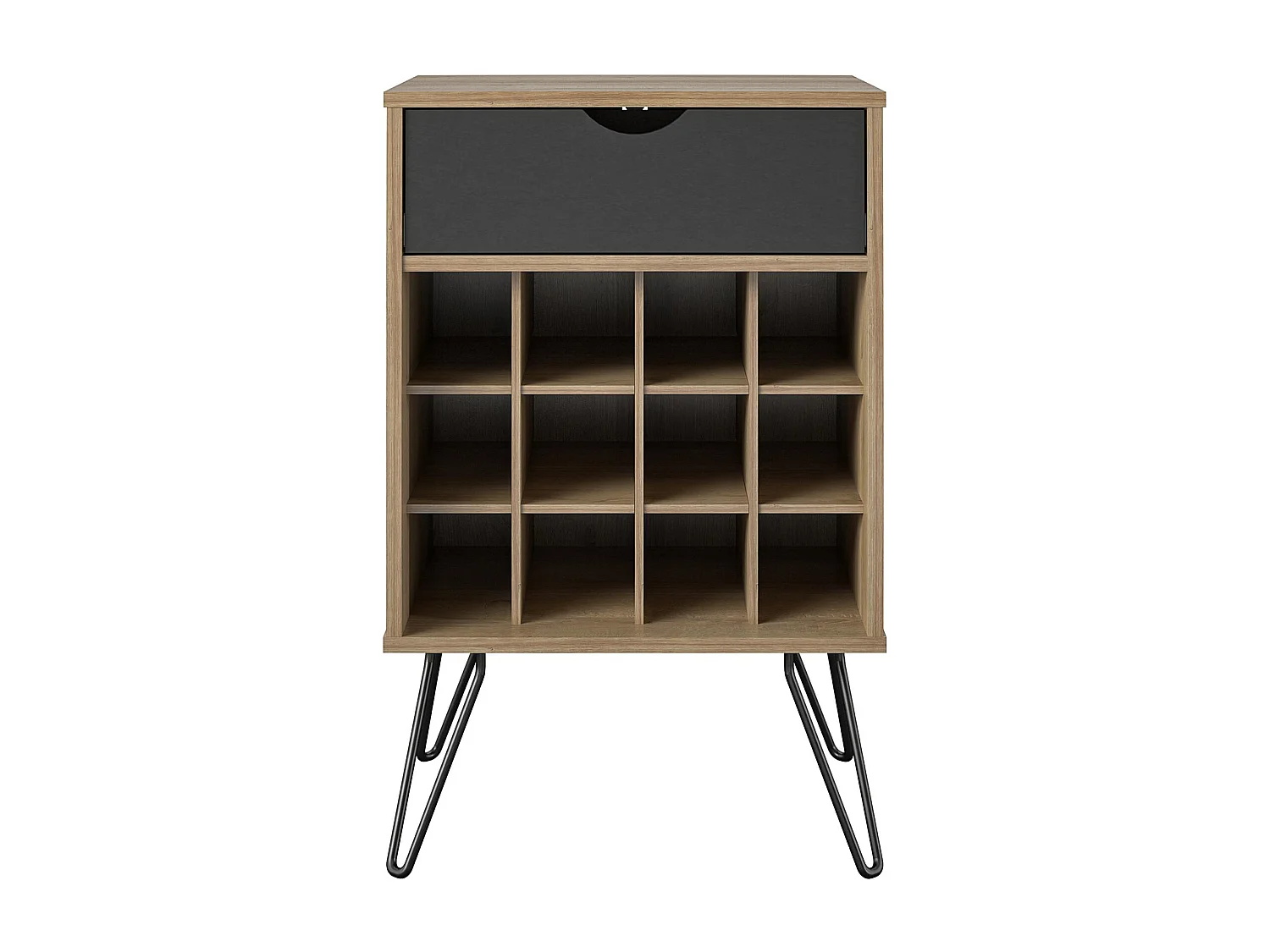 Concord | Meuble de rangement pour boissons en aspect bois naturel