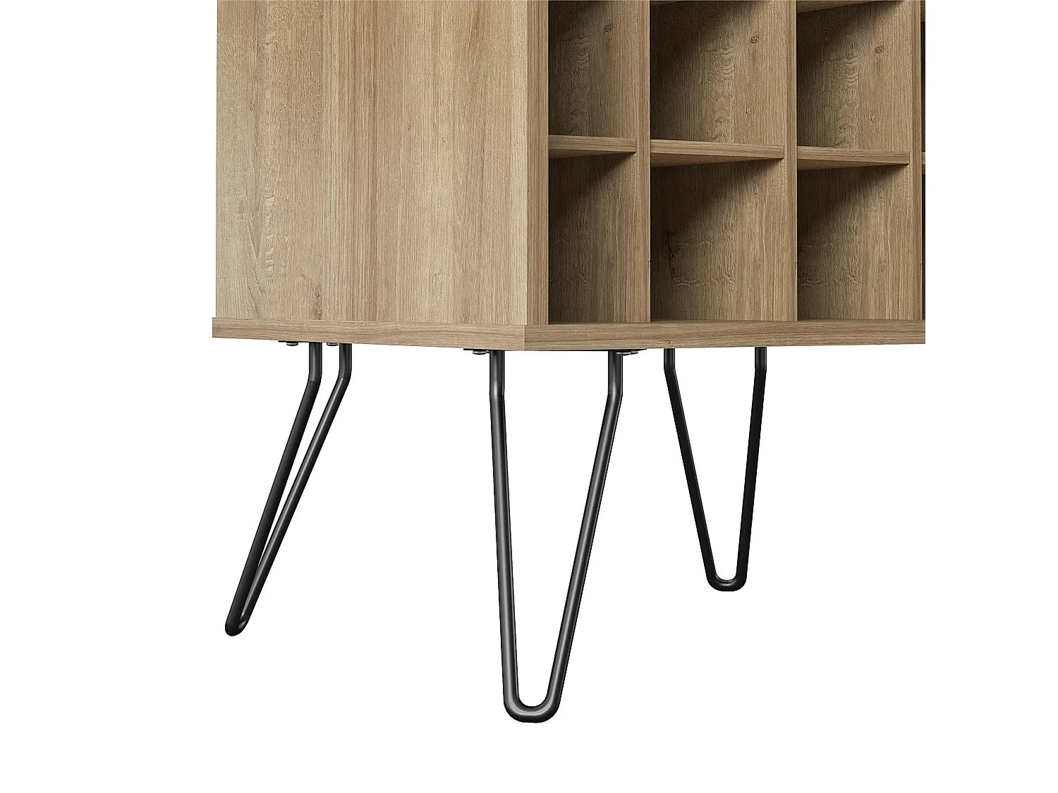 Concord | Meuble de rangement pour boissons en aspect bois naturel