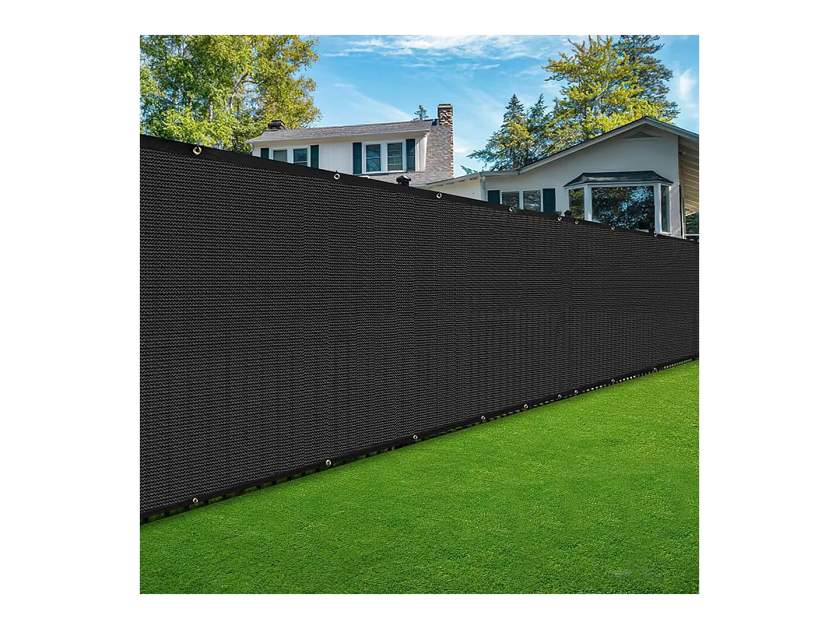 Lot de 2 Brise-vue clôture de jardin et balcon, couverture de protection contre le vent et le soleil - Longueur 500 x Hauteur 150 cm