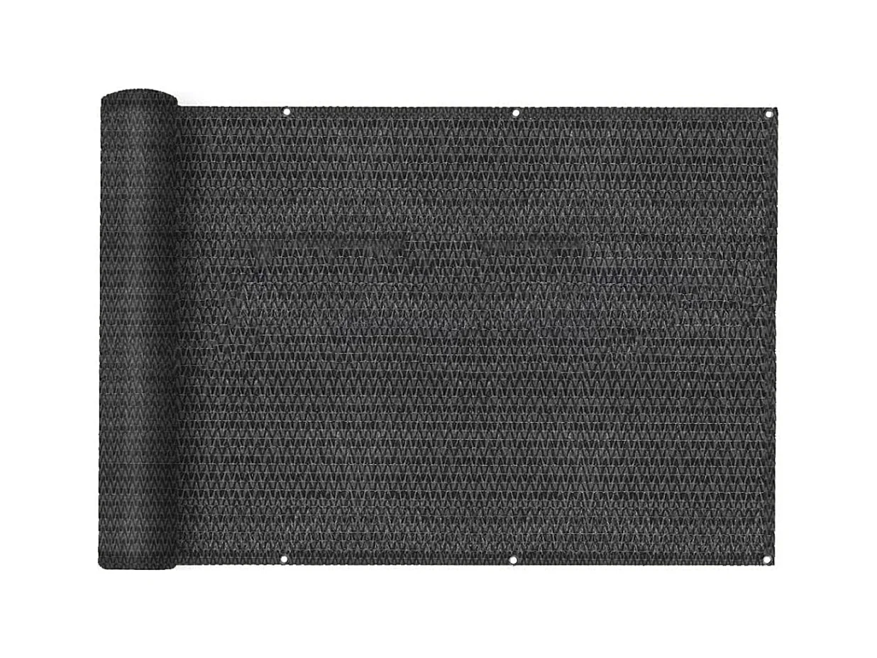 Brise-vue clôture de jardin et balcon, couverture de protection contre le vent et le soleil - Longueur 300 x Hauteur 100 cm