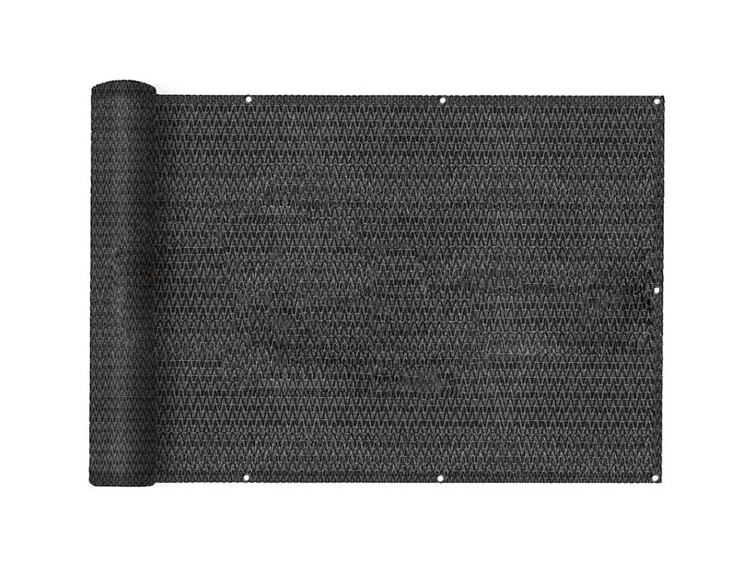 Brise-vue clôture de jardin et balcon, couverture de protection contre le vent et le soleil - Longueur 500 x Hauteur 150 cm