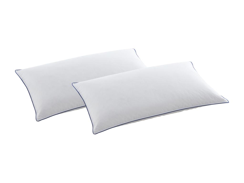 Weiche Anti-Milben-Kopfkissen 2er-Set - 50 x 70 cm - Satinbezug 120 Fäden/c günstig online kaufen