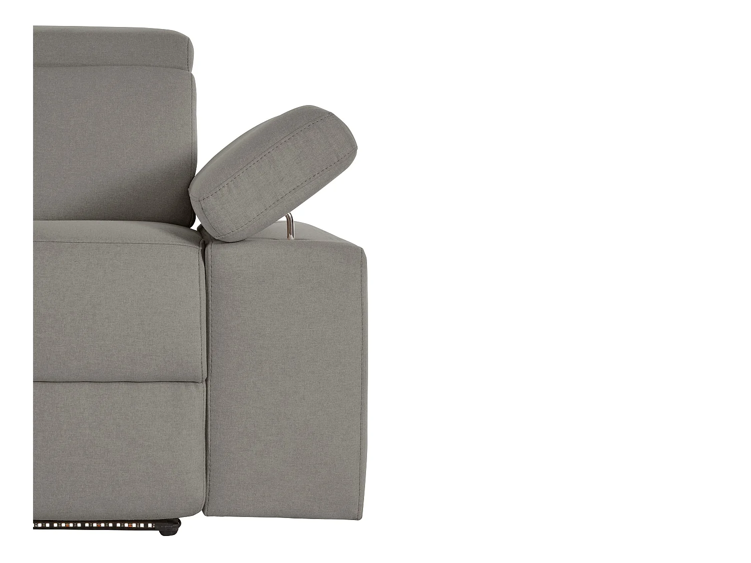 Rayland | Sofa 3 zits met handbediening in grijs