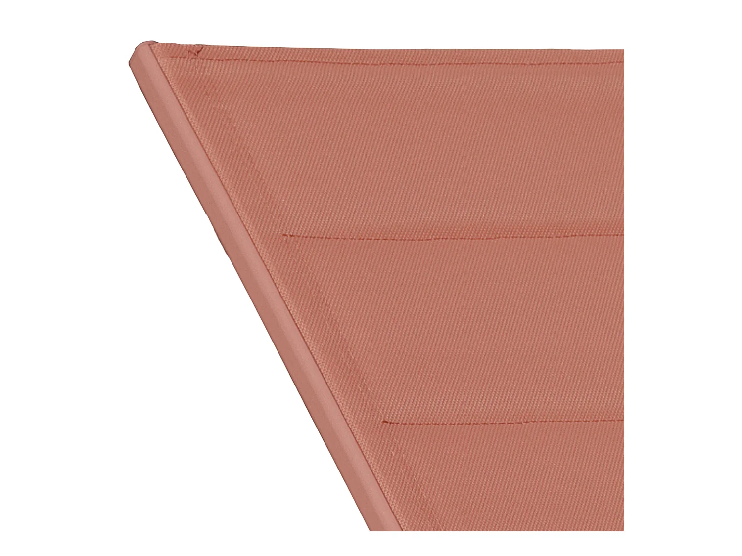 Set Sonnenliege und Beistelltisch BARBADOS aus Textilene terracotta - Aluminium terracotta