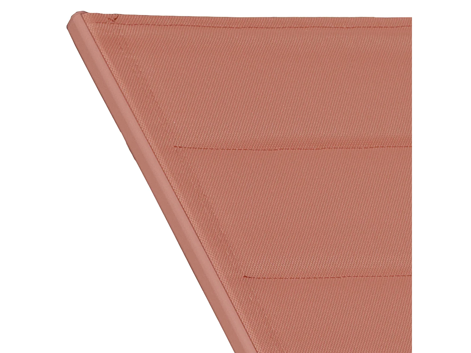 Set bain de soleil et table d'appoint BARBADOS en textilène terracotta - aluminium terracotta - HAPPY GARDEN