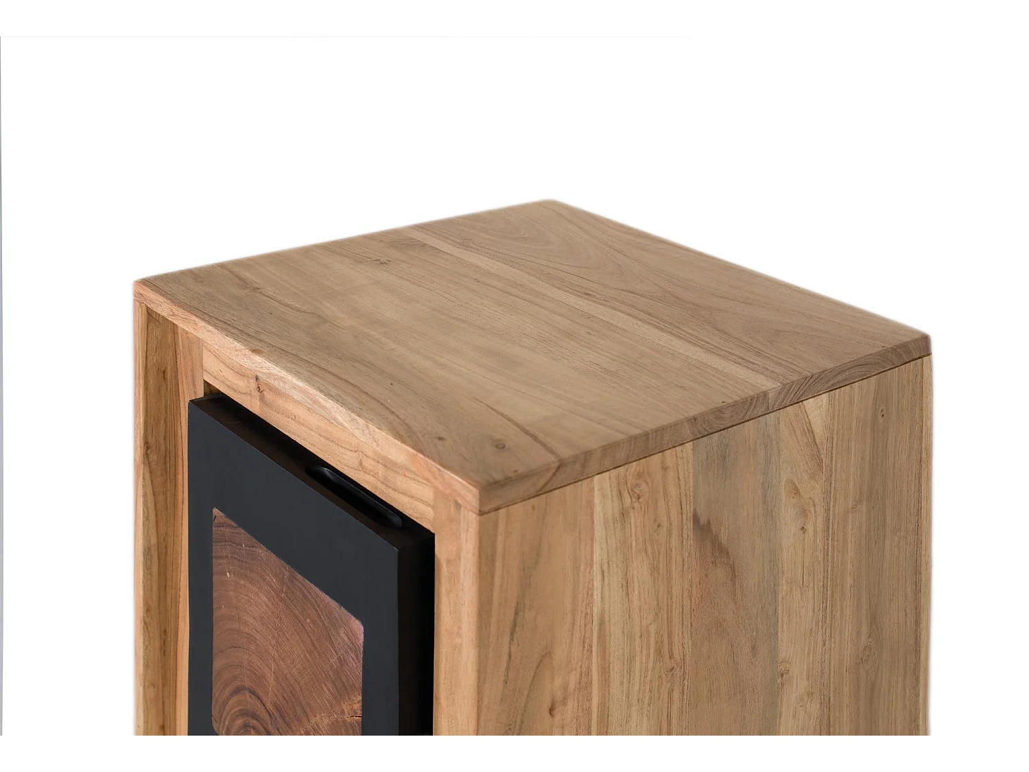 Table de chevet en bois de manguier