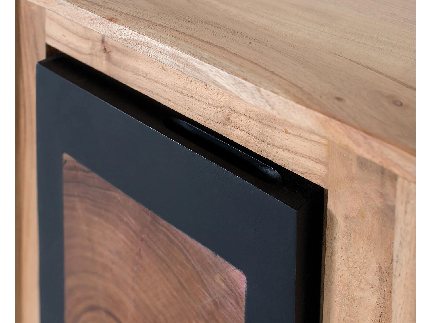 Mesa cabeceira em madeira manguier