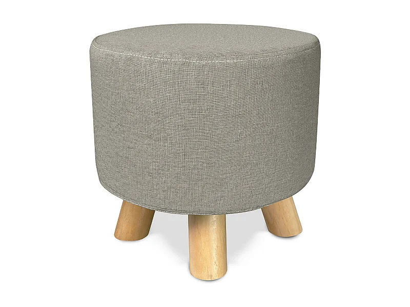 Pouf divano, pouf poggiapiedi tortora – Nemo