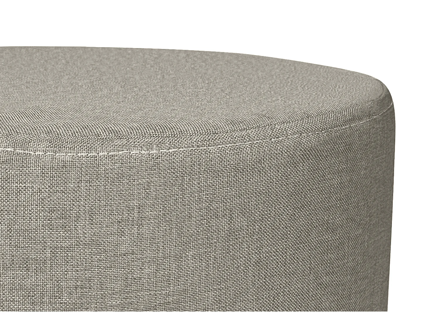 Pouf divano, pouf poggiapiedi tortora – Nemo