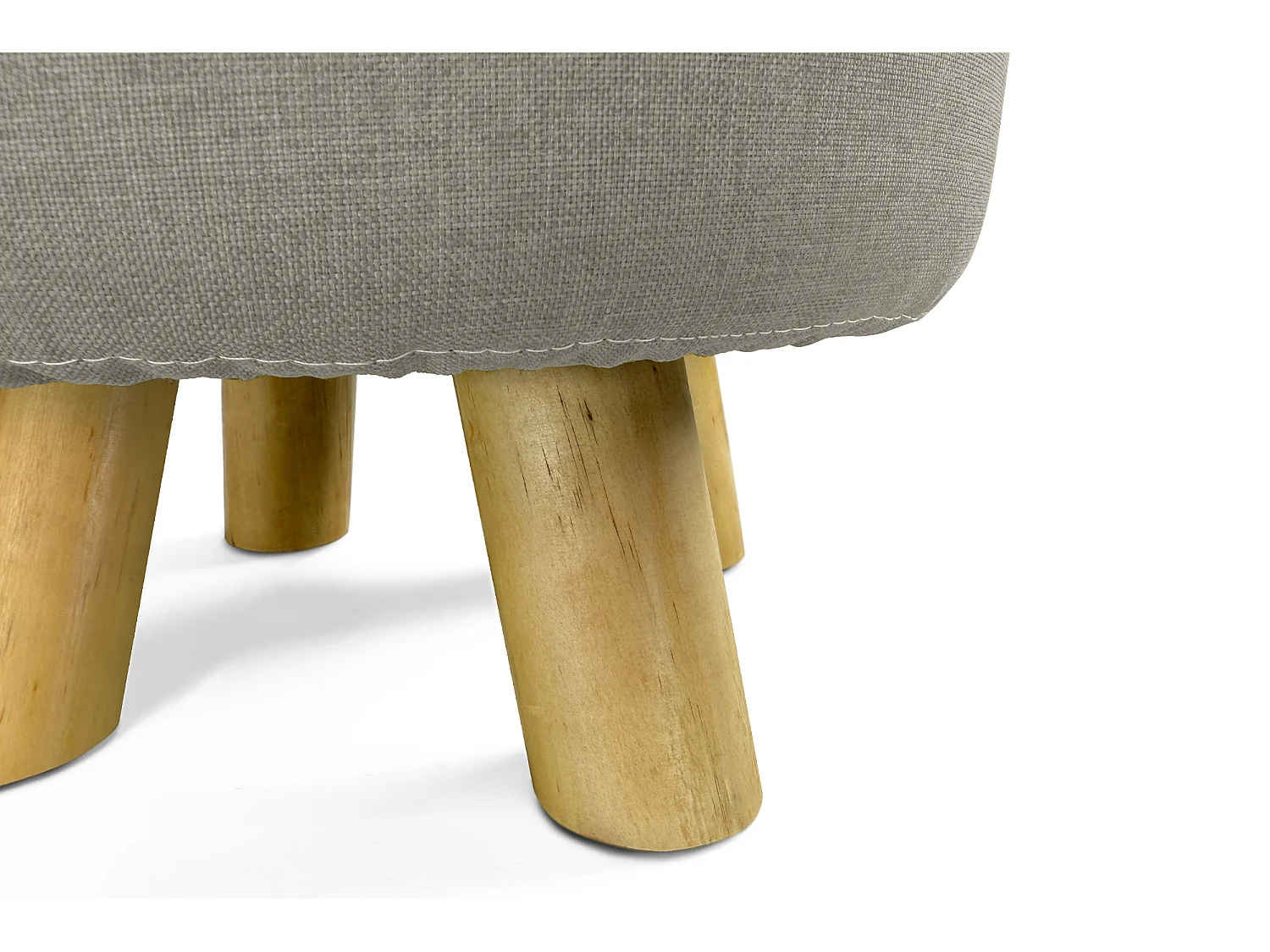 Pouf divano, pouf poggiapiedi tortora – Nemo