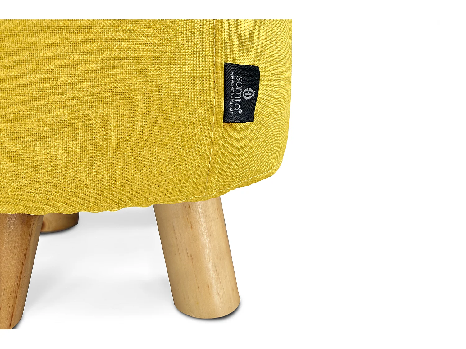 Pouf divano, pouf poggiapiedi giallo – Nemo