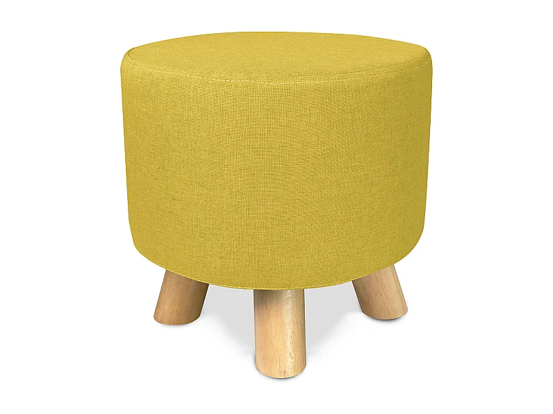 Pouf divano, pouf poggiapiedi giallo – Nemo