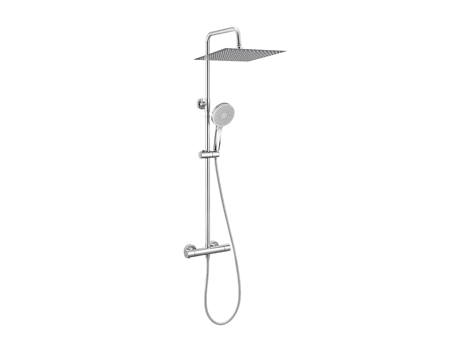 SOFETIY MAX Colonne de Douche Thermostatique,  Ensemble de Douche avec Mitigeur, 5 Fonctions Ensemble de Douche