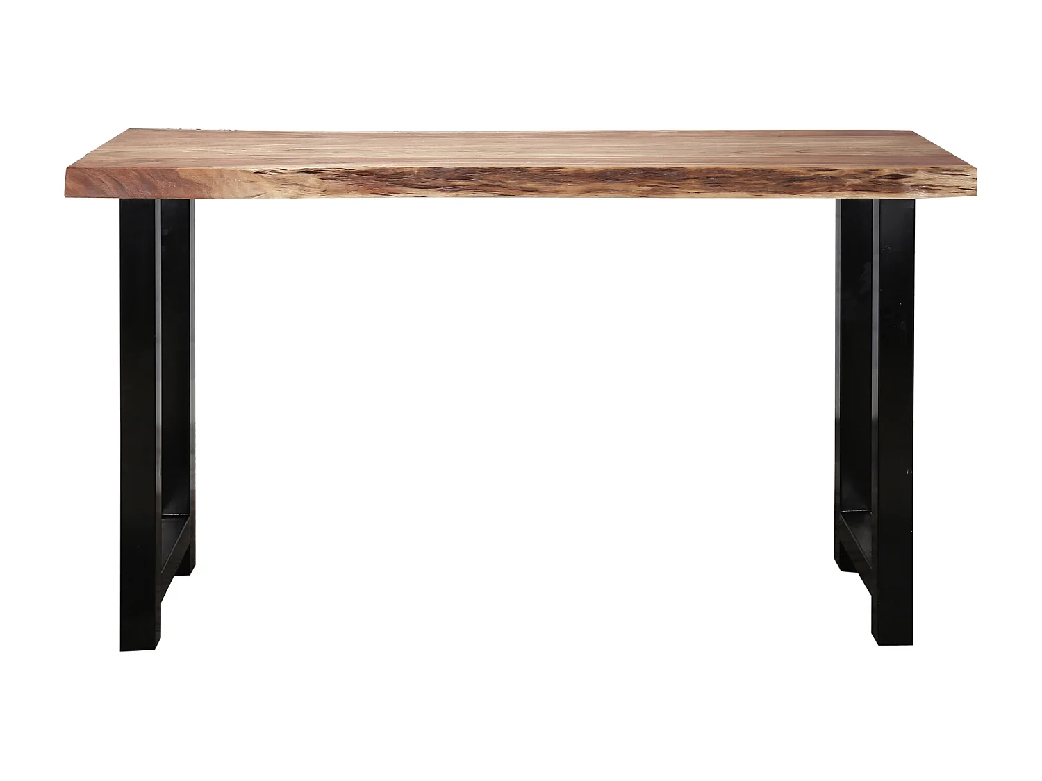 Table de bar tronc d'arbre - 150cm de large - 4 personnes - 50x150x92