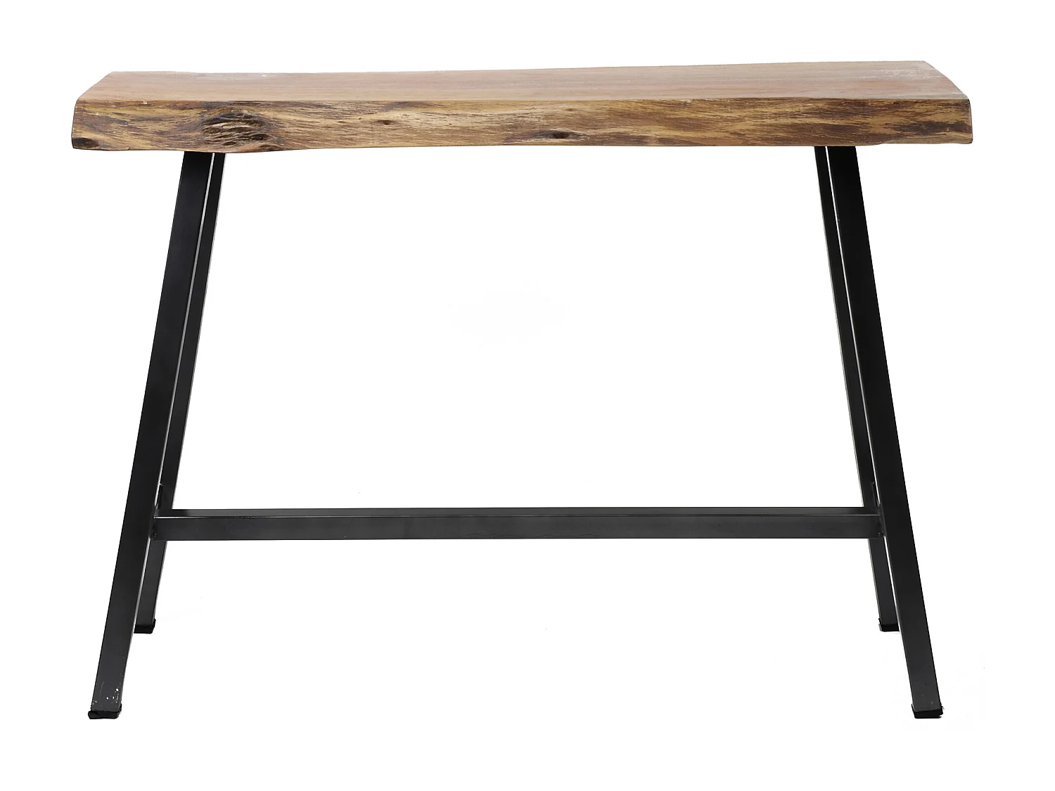 Bartafel Live Edge - 125cm Breed - 4 Personen - Hout - Bruin