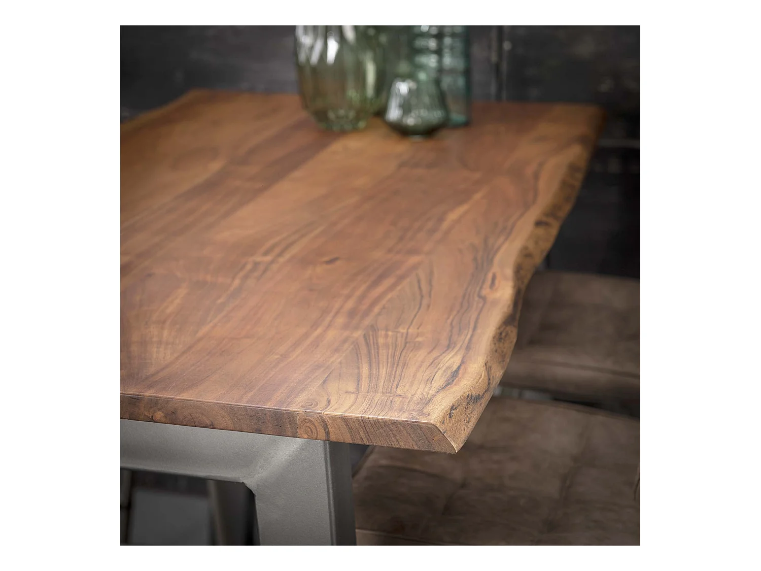 Table de bar Edge - 80x147x92 - 4 personnes - Bois
