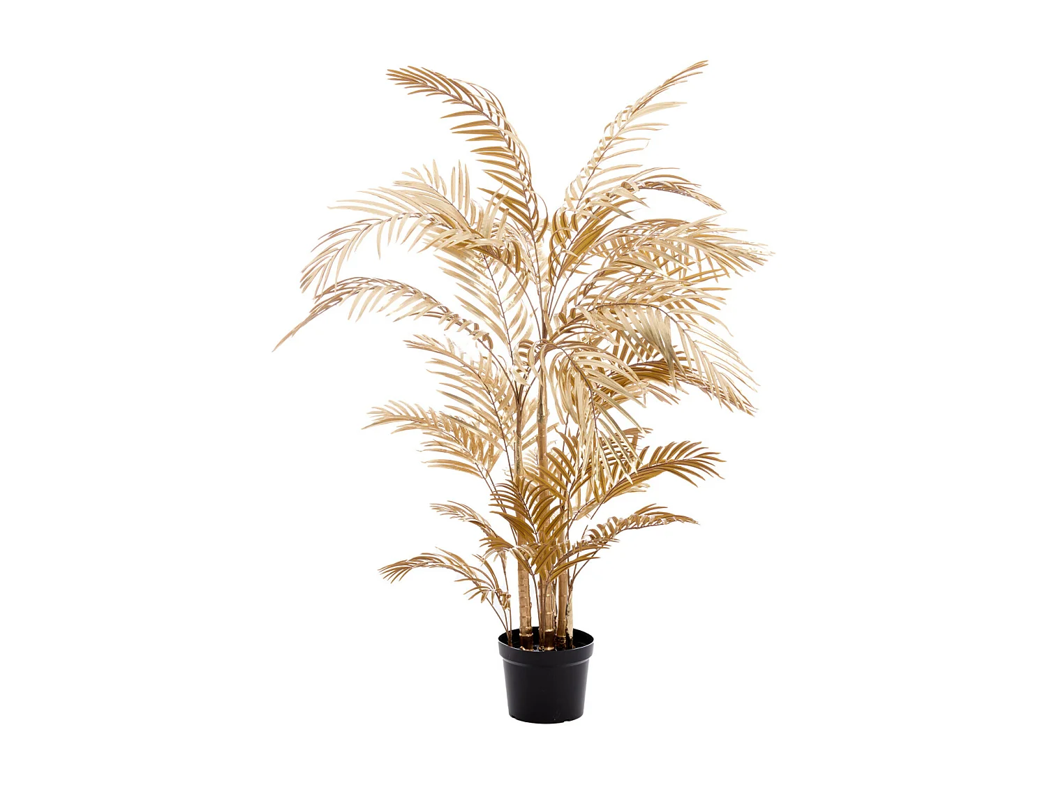 Kunstplant PALM - 135x145x135cm - Goud