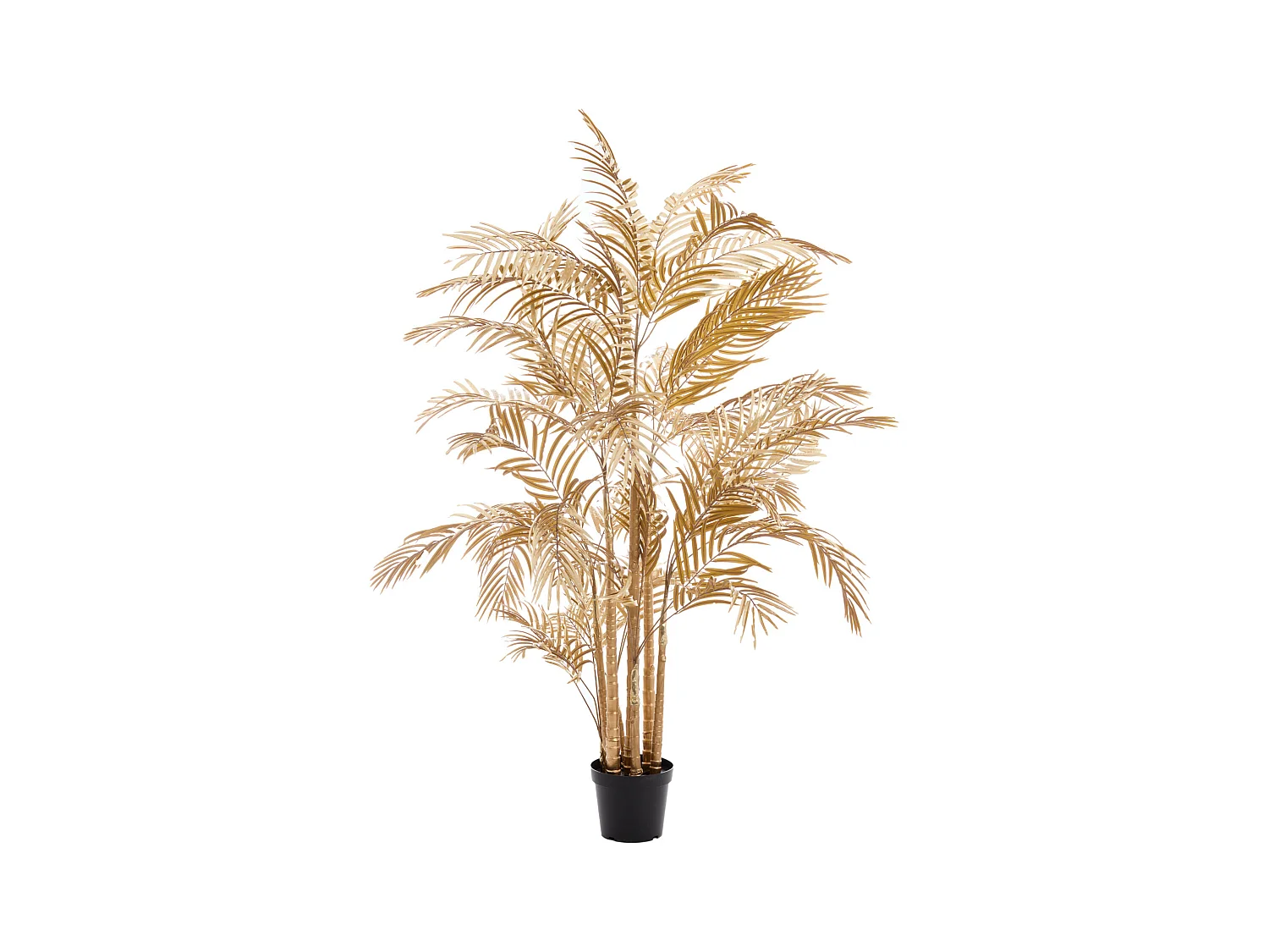 Kunstplant PALM - 198x160x198cm - Goud