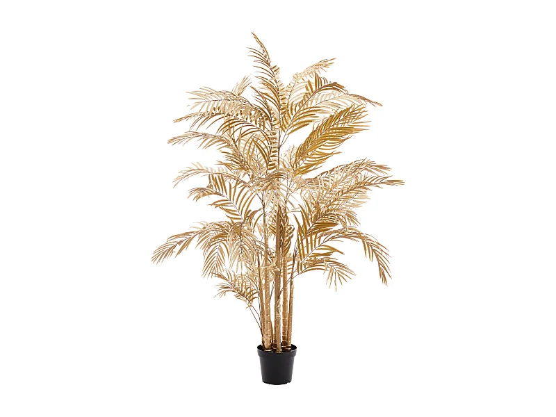 Kunstplant PALM - 198x160x198cm - Goud
