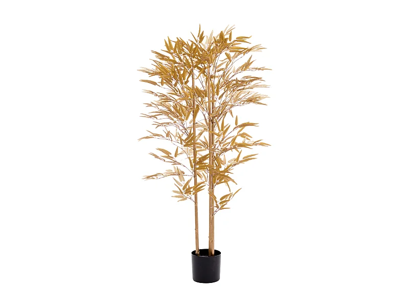 Plante artificielle BAMBOU - 152x90x152cm - Or