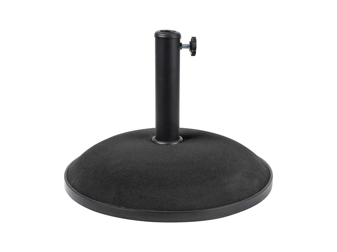 El imprescindible verano: Parasol inclinable gris antracita + funda anti-UV + base de cemento 25Kg