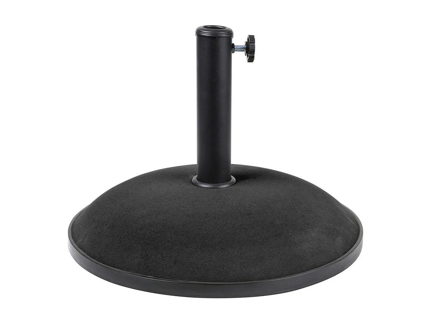 El imprescindible verano: Parasol inclinable gris antracita + funda anti-UV + base de cemento 25Kg