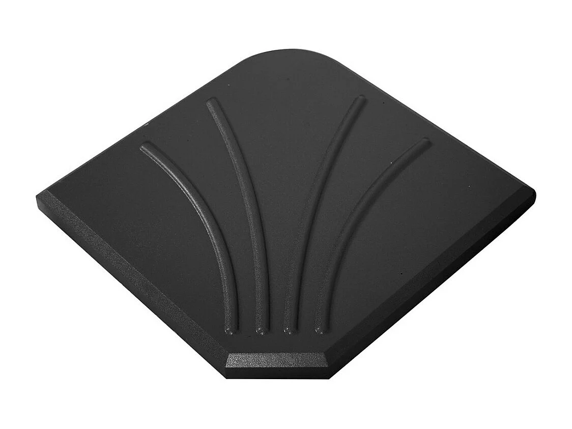 Dalle béton 20 kg pour parasol déporté coloris noir