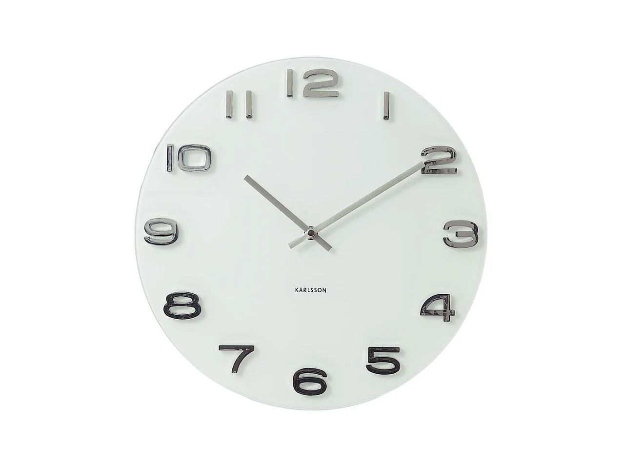 Wandklok Vintage Round - Wit- Ø35cm