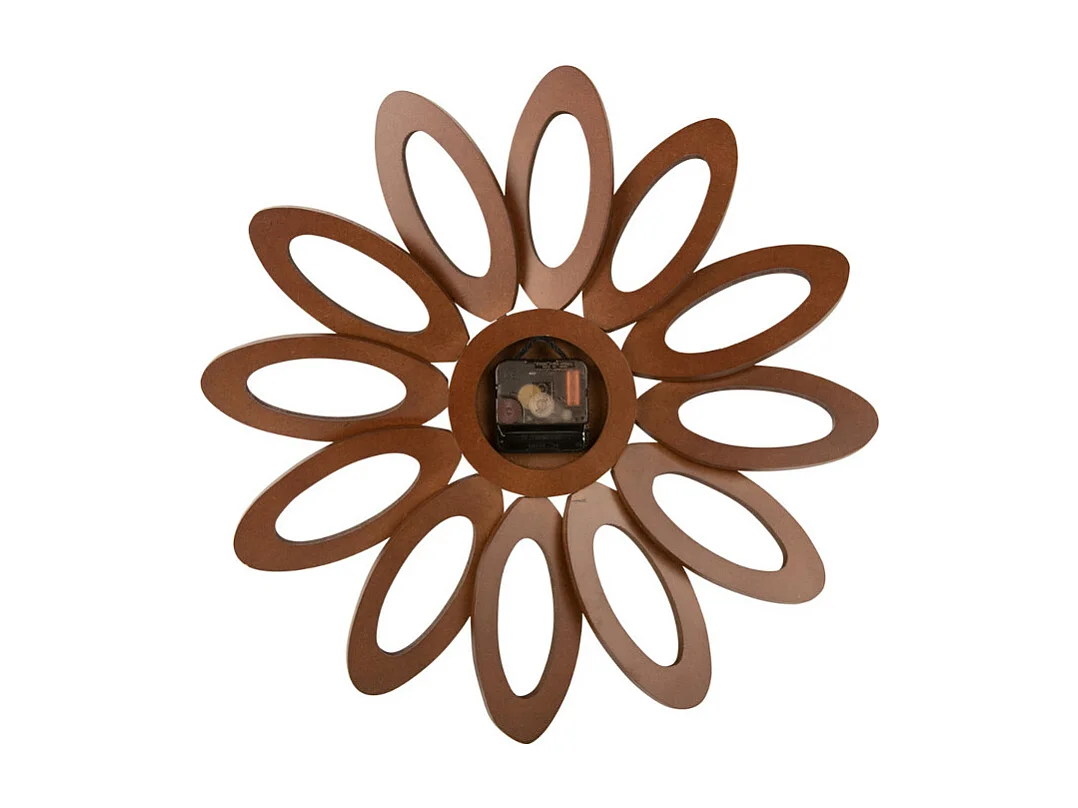 Horloge murale Fleur en bois - Karlsson